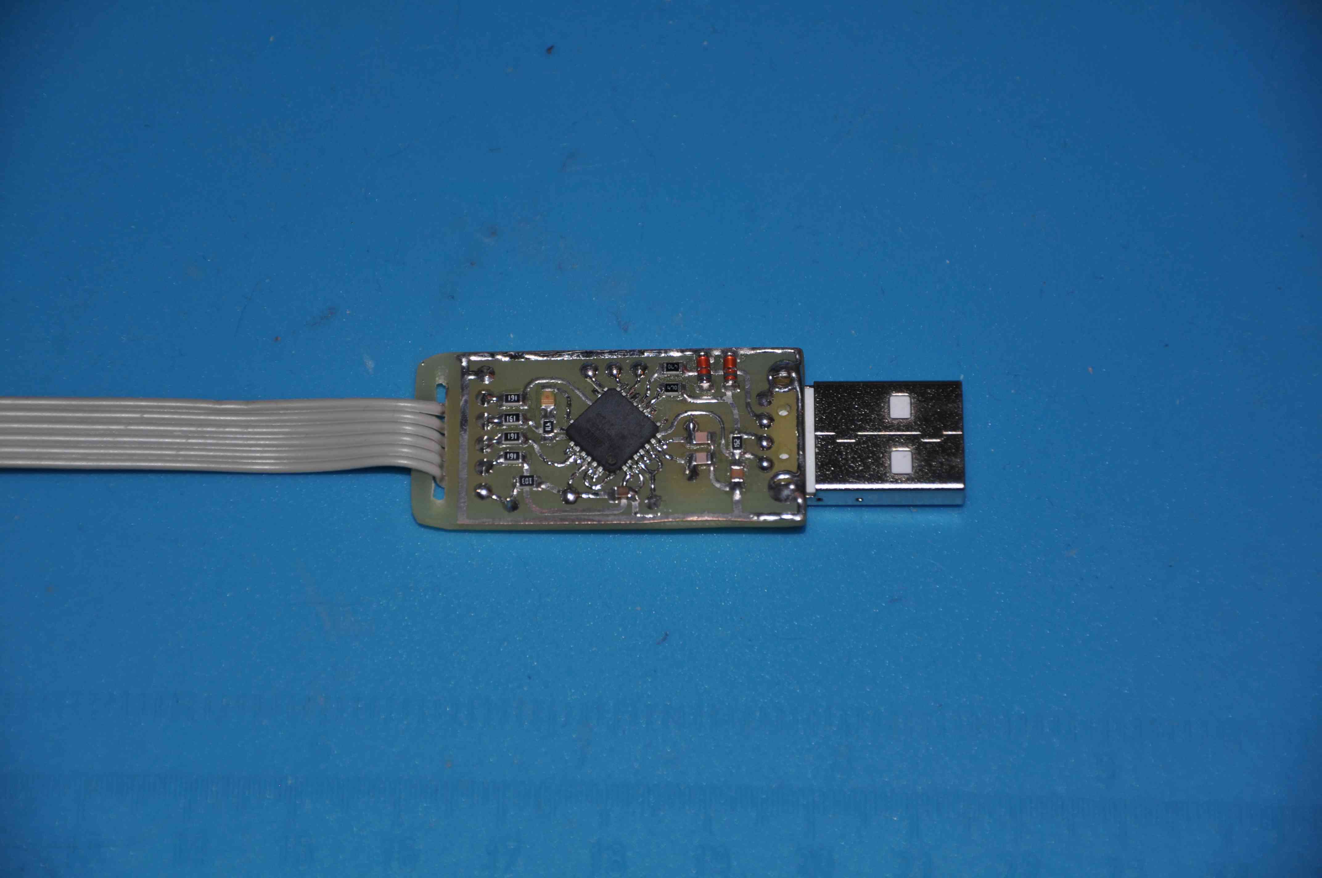 Переходник USB_LPT + пять проводков